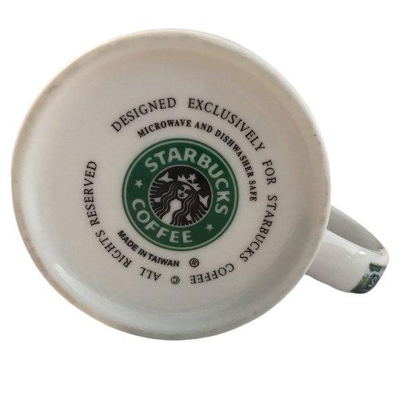 STARBUCKS COFFEE PIKE PLACE SEATTLE Christmas Market Holiday Mug - Picture 5 of 5